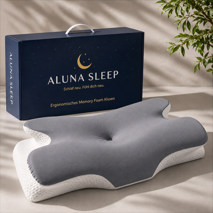 Aluna Sleep™ –  Premium Ergonomisches Schlafkissen - Dein Schlaf. Neu definiert