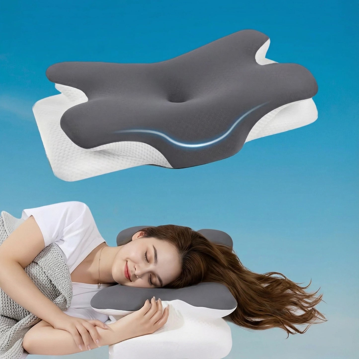 Aluna Sleep™ –  Premium Ergonomisches Schlafkissen - Dein Schlaf. Neu definiert